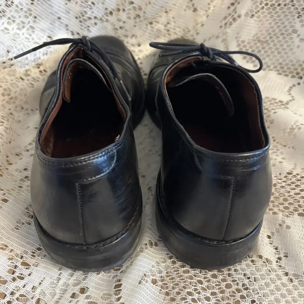 Allen Edmonds Strandmok Men's US 11 Black Leather Oxfords Shoes